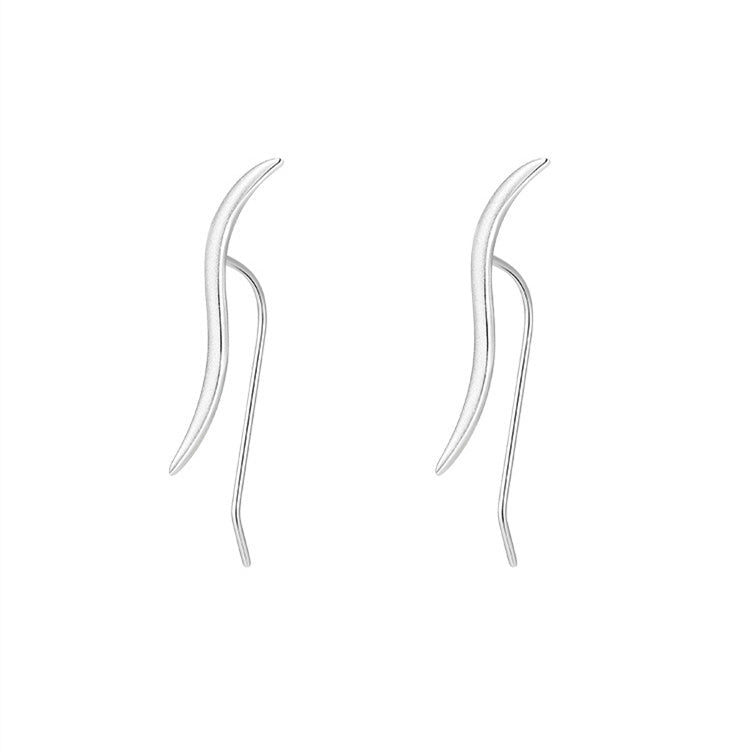 Simple streamlined earrings