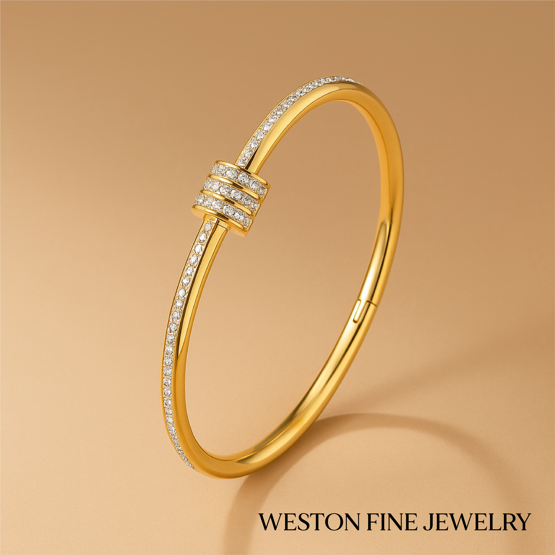 Tessandra Virelli | White Accent Bracelet in 16k Gold