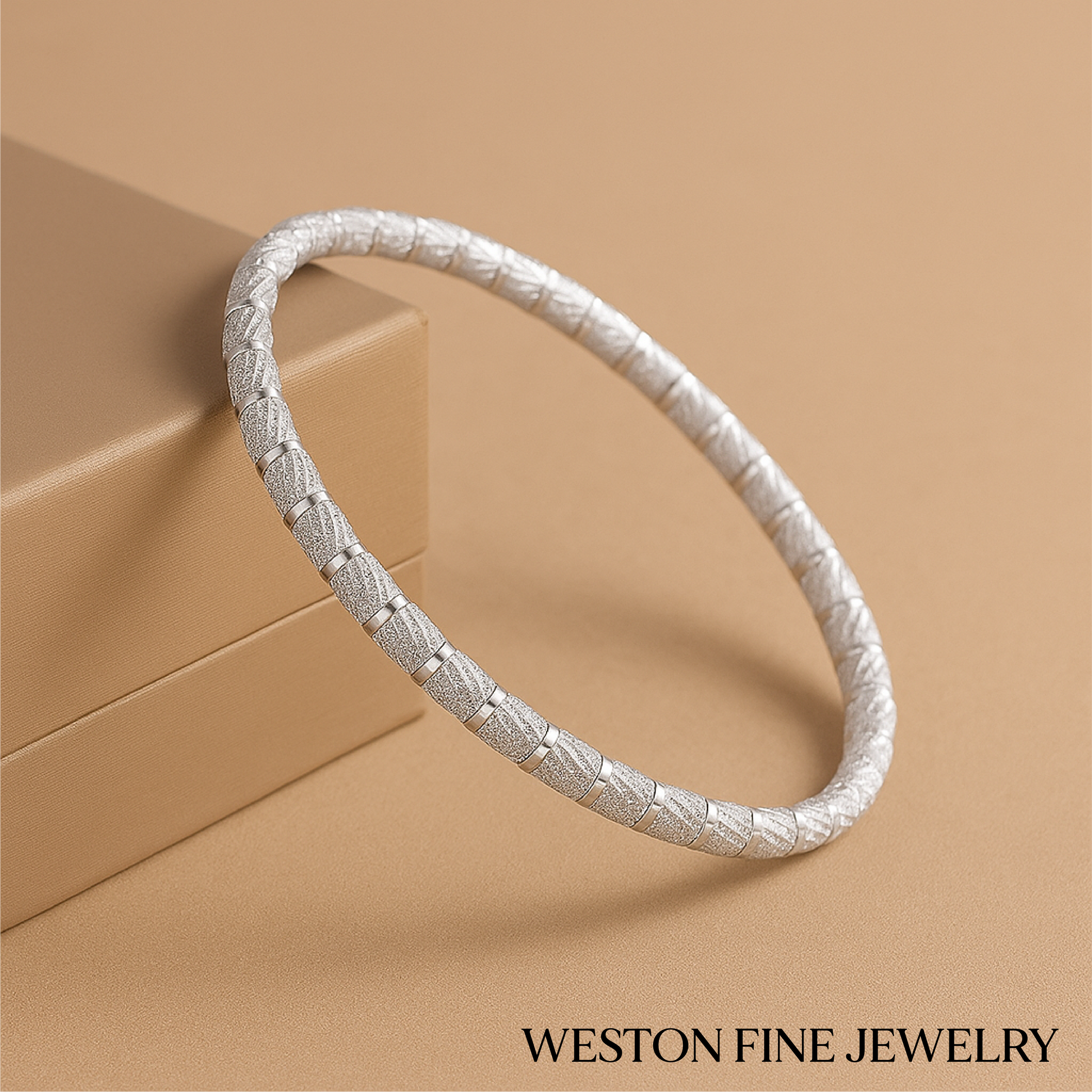 Isavetta Bruni Fine Bracelet in 16k Whie Gold