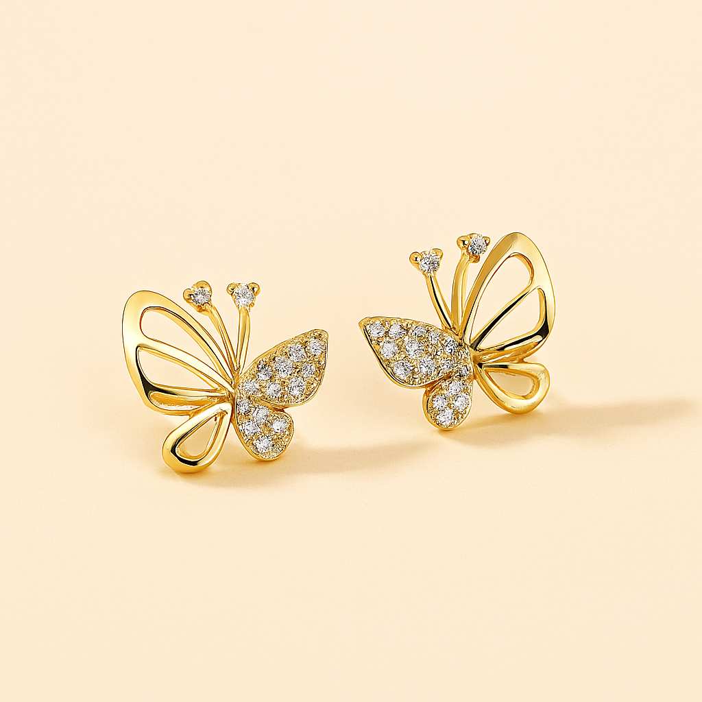 Exquisite Butterfly Earrings – Elegant, Simple & Chic