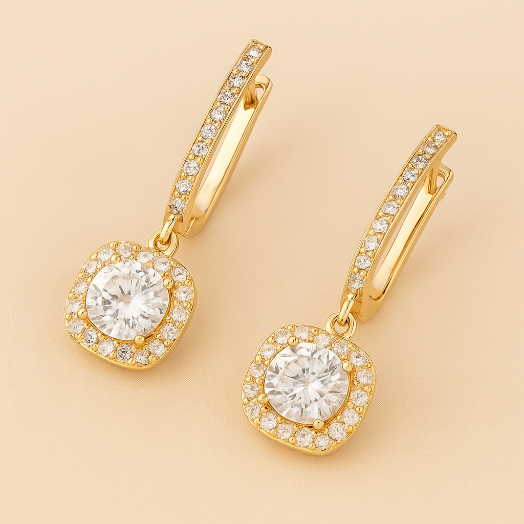 Zircon-Embellished Copper Bridal Jewelry – Luxurious & Timeless