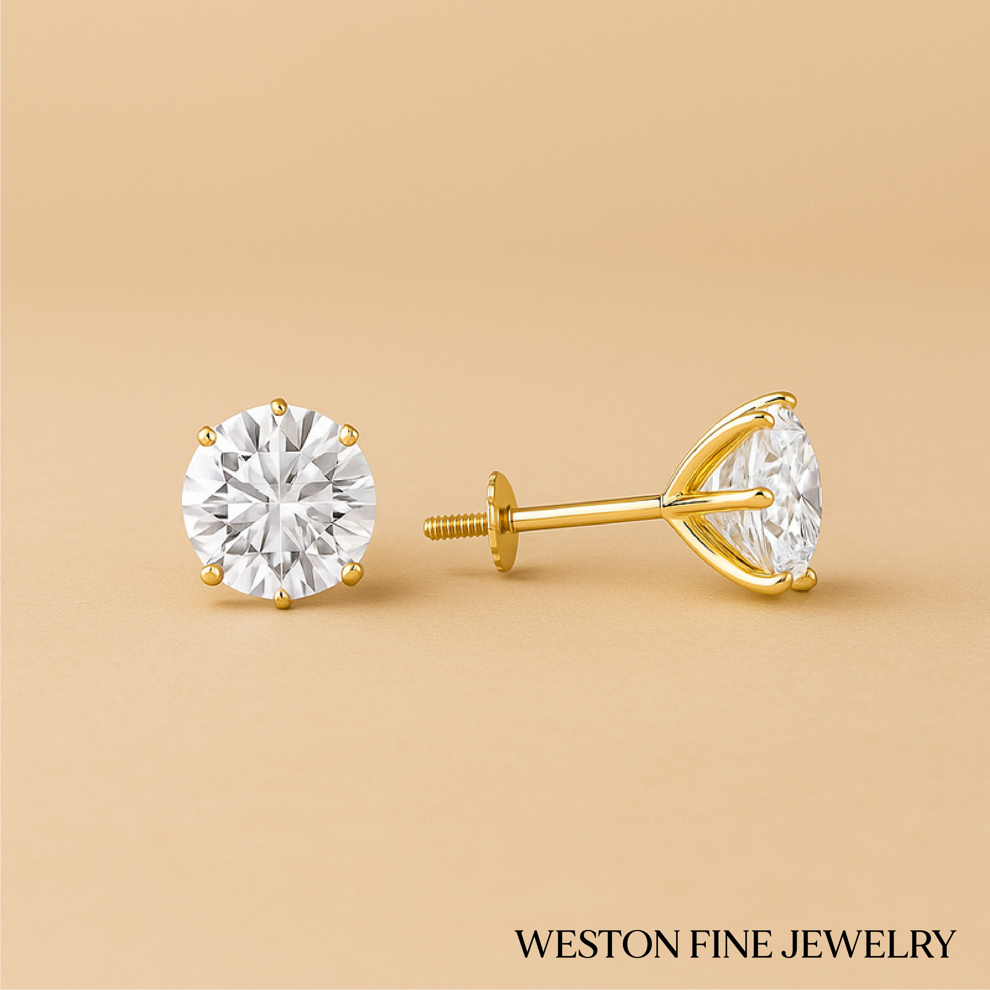 Tera Statement Earrings in 18k Gold Finish