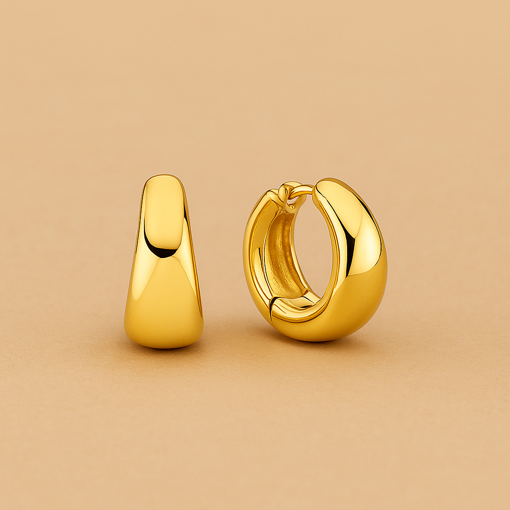 Rue Mini Hoop Earrings in 18k Gold