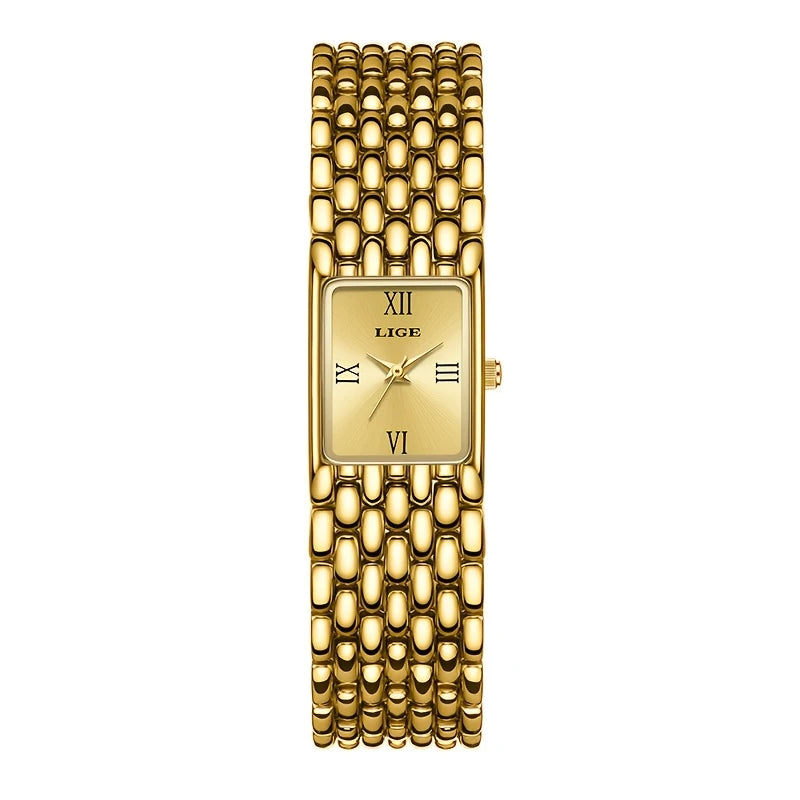 Women'S Luxury Quartz Watch - Stainless Steel Band