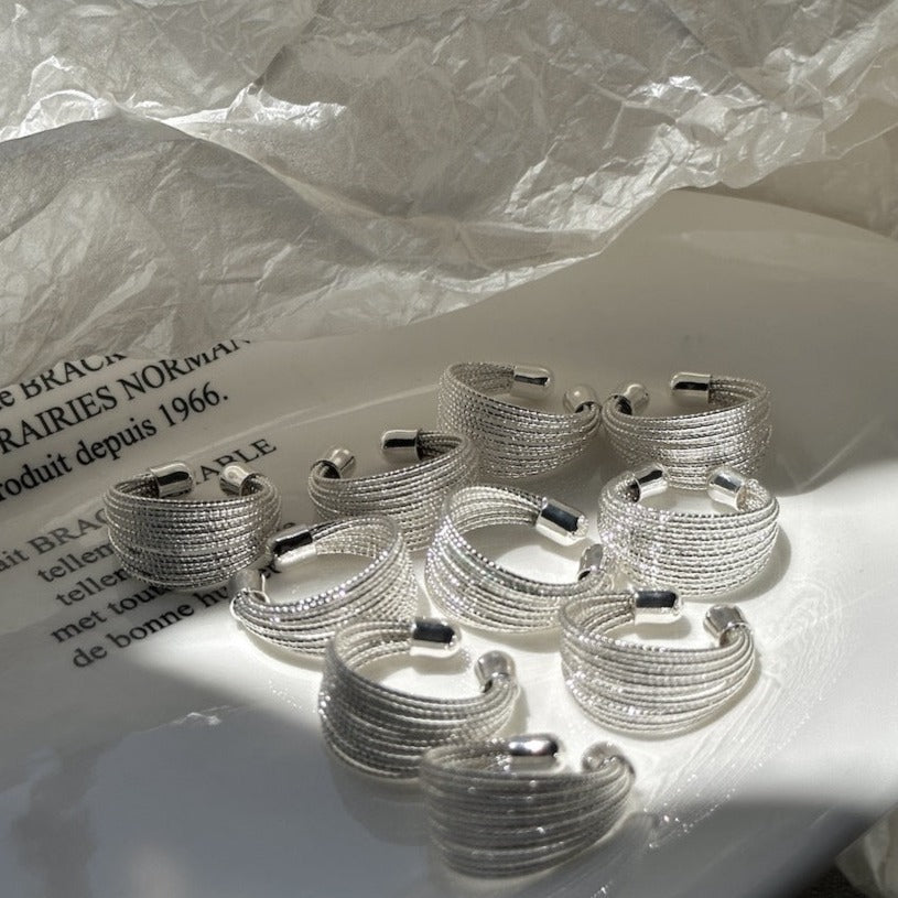 Adjustable multi-layer wire ring