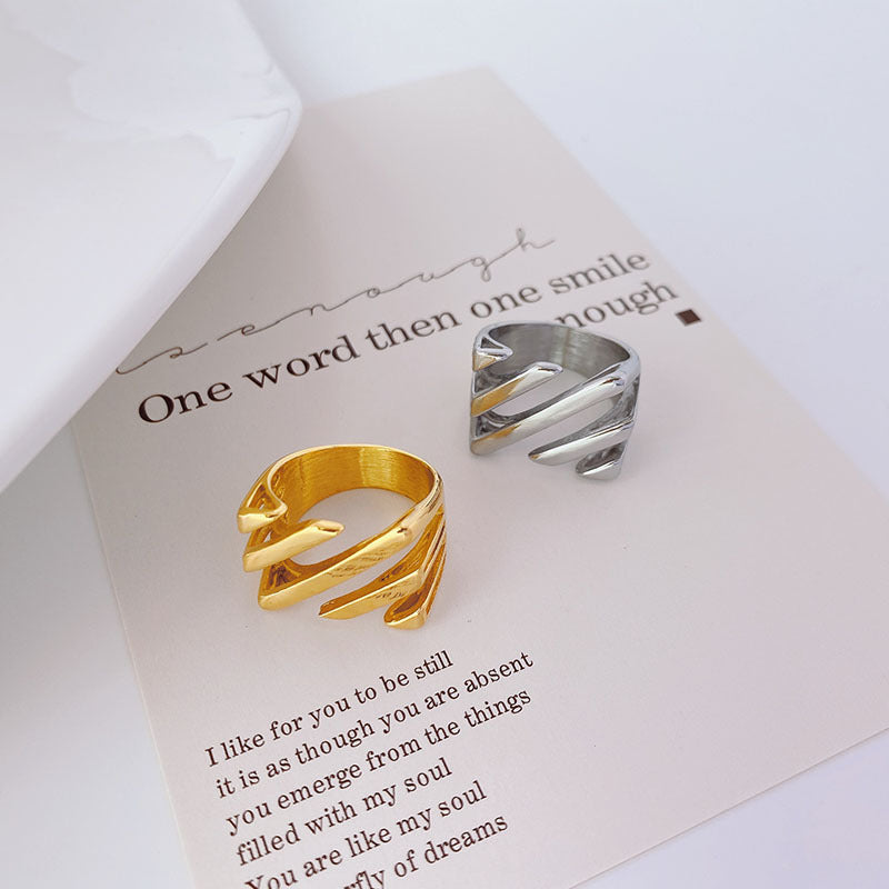 Layered twill ring