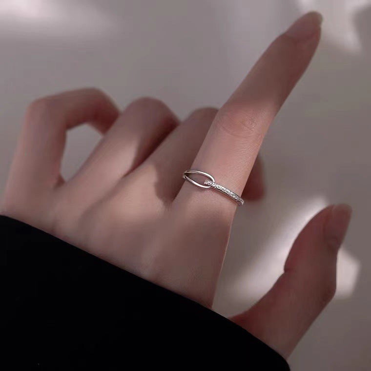 Sterling silver Rupert's tears ring