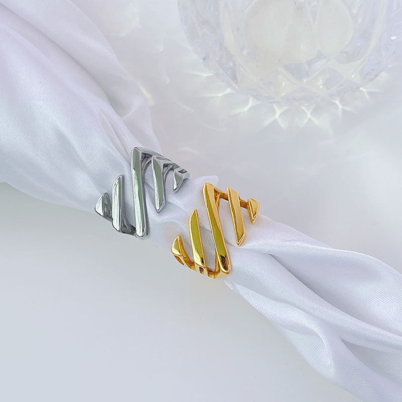 Layered twill ring