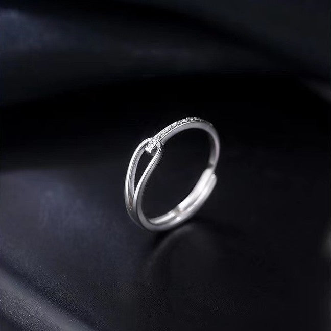 Sterling silver Rupert's tears ring