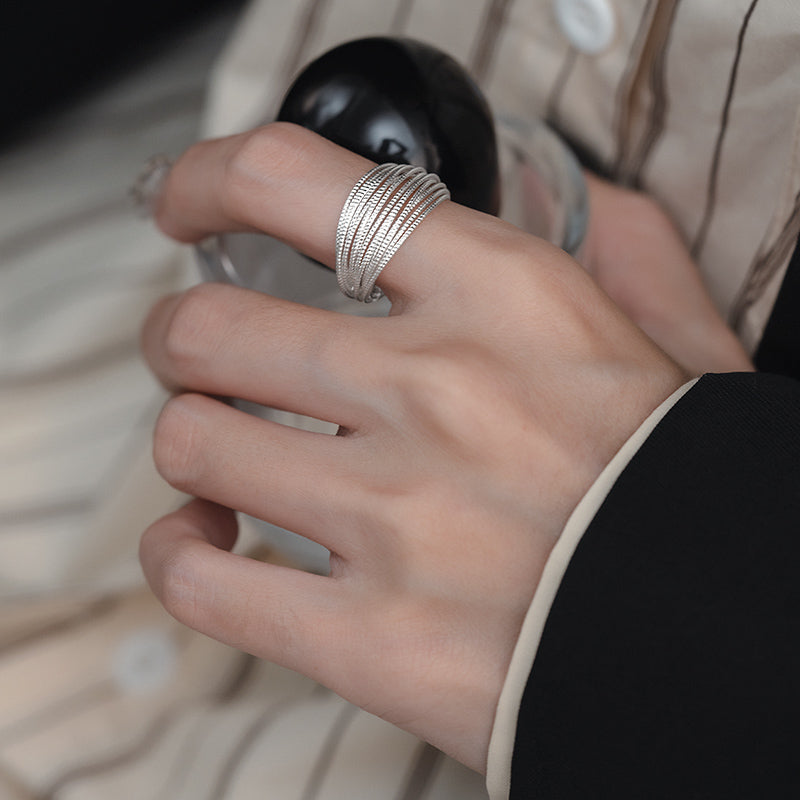Adjustable multi-layer wire ring