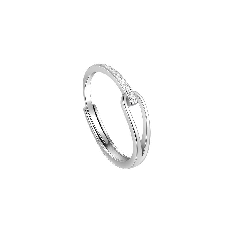 Sterling silver Rupert's tears ring