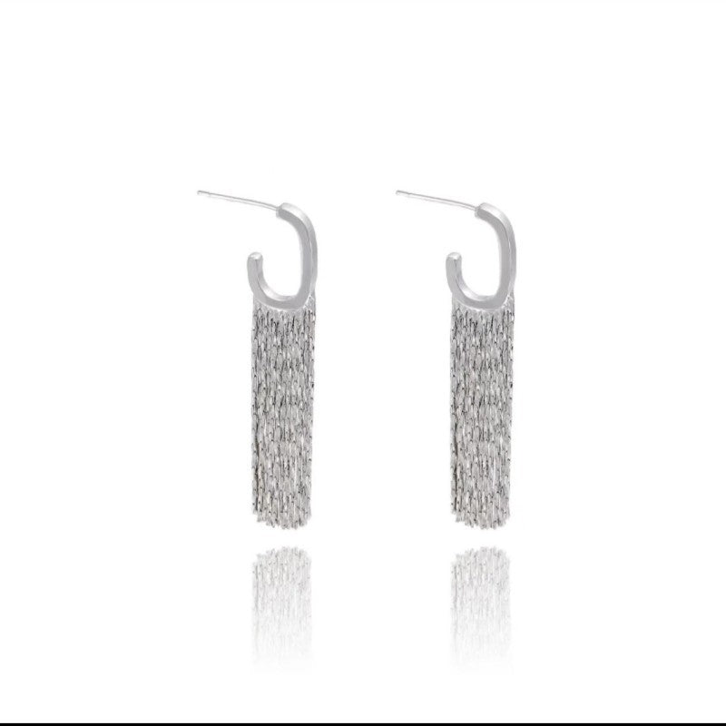 Elegant long tassel earrings