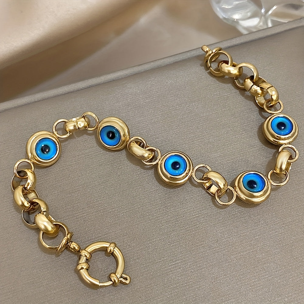 Mystic Bond Bracelet – Elegant Evil Eye Design for Him & Her