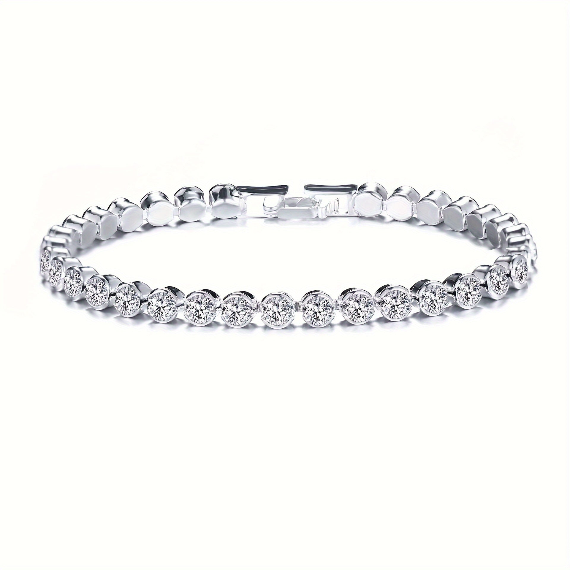 Elegant Cubic Zirconia Bracelet – Timeless Sparkle & Shine