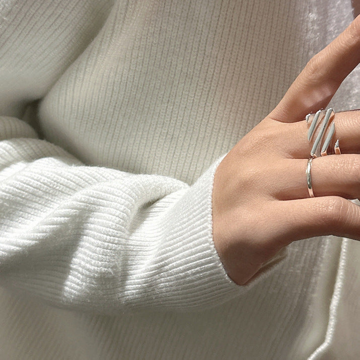 Layered twill ring