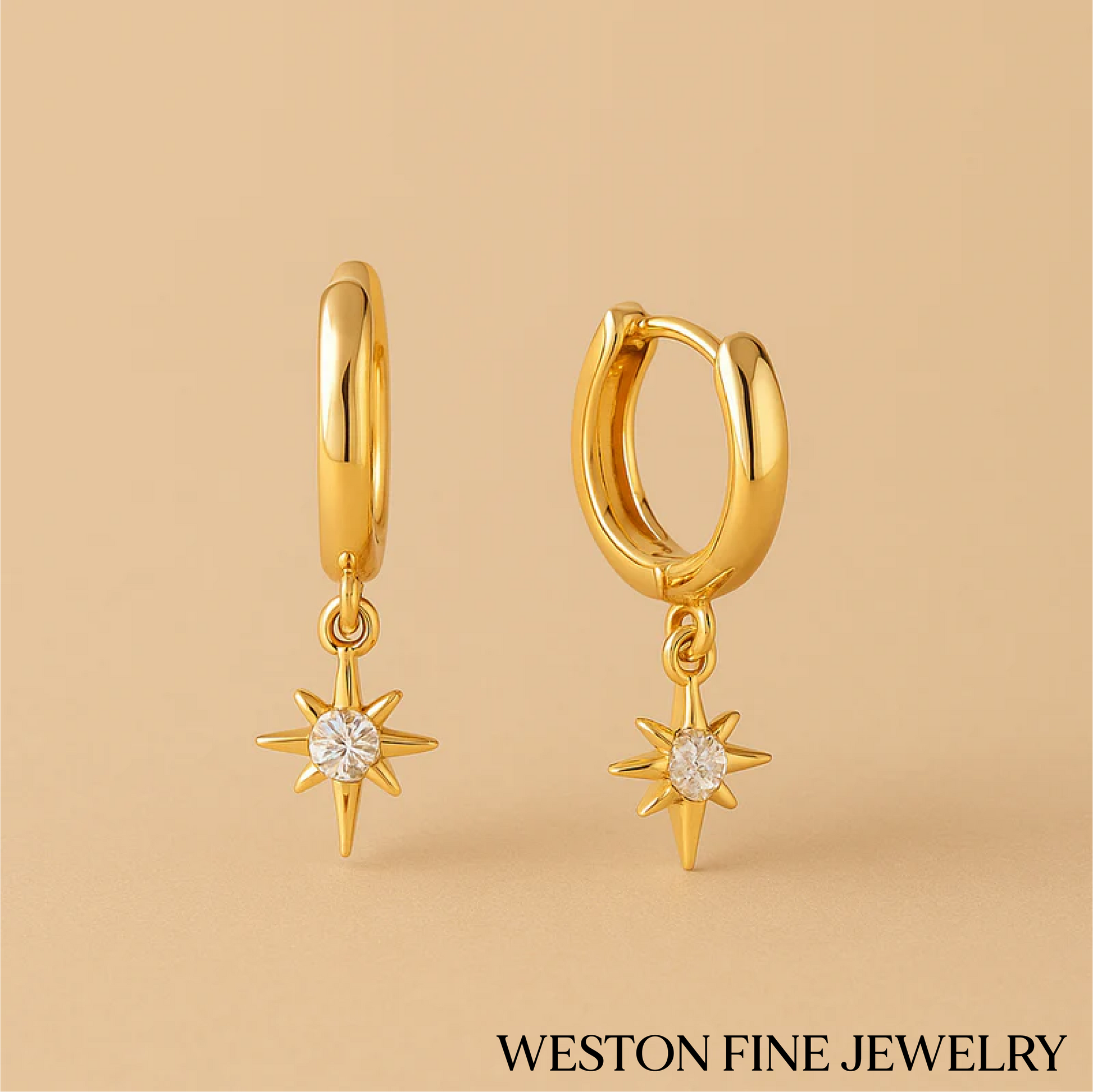 Vudu Signature Hoops in Radiant 18K Gold