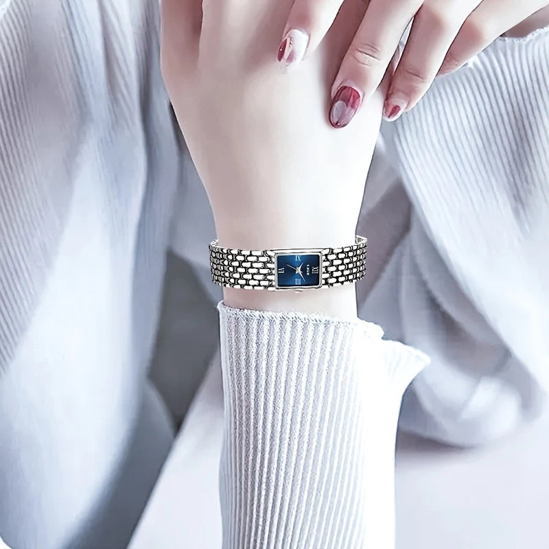 Women'S Luxury Quartz Watch - Stainless Steel Band