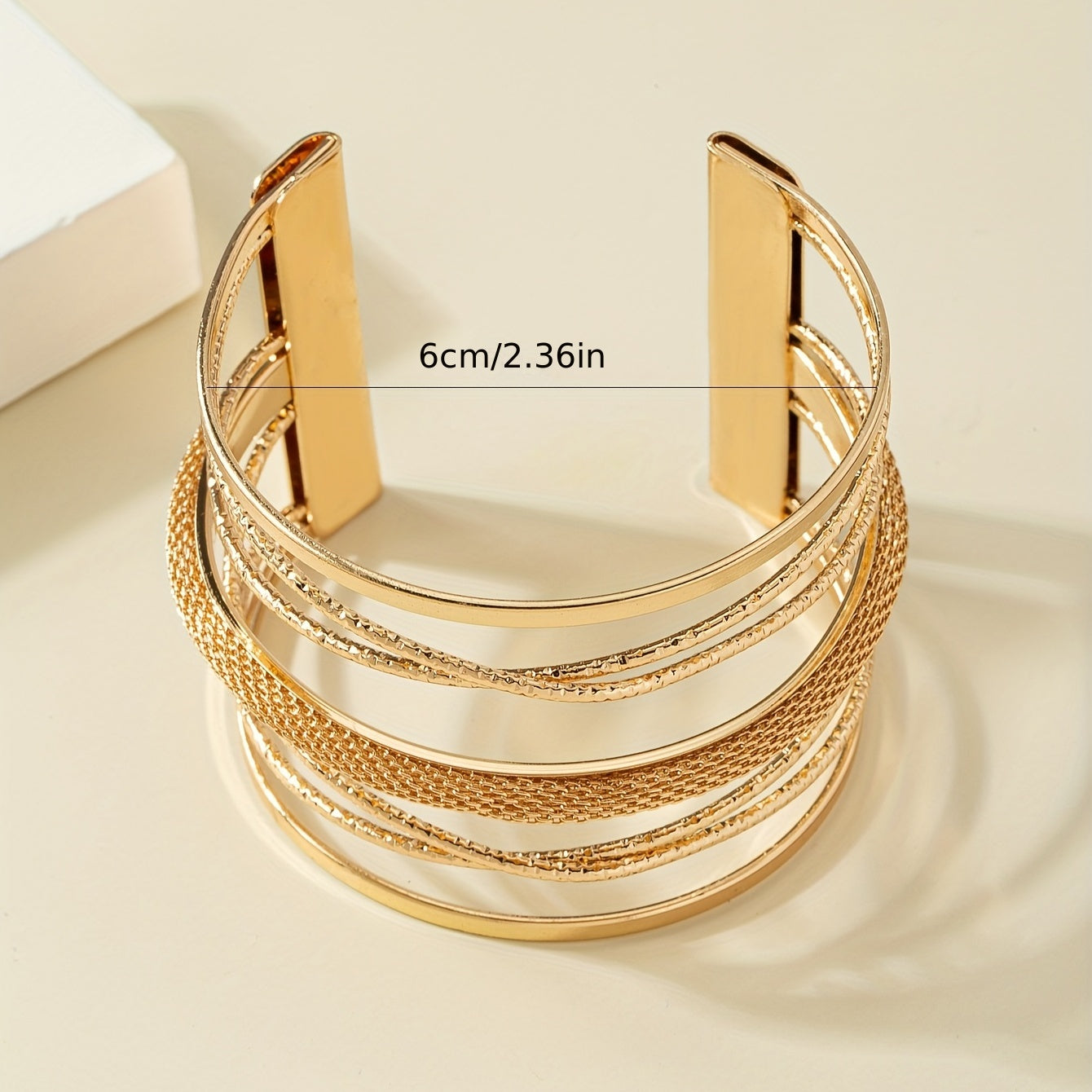 Geometric Open Cuff Bracelet – Chic, Stylish & Modern