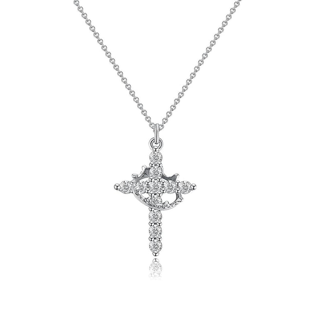 Cross Crown Faith Necklace