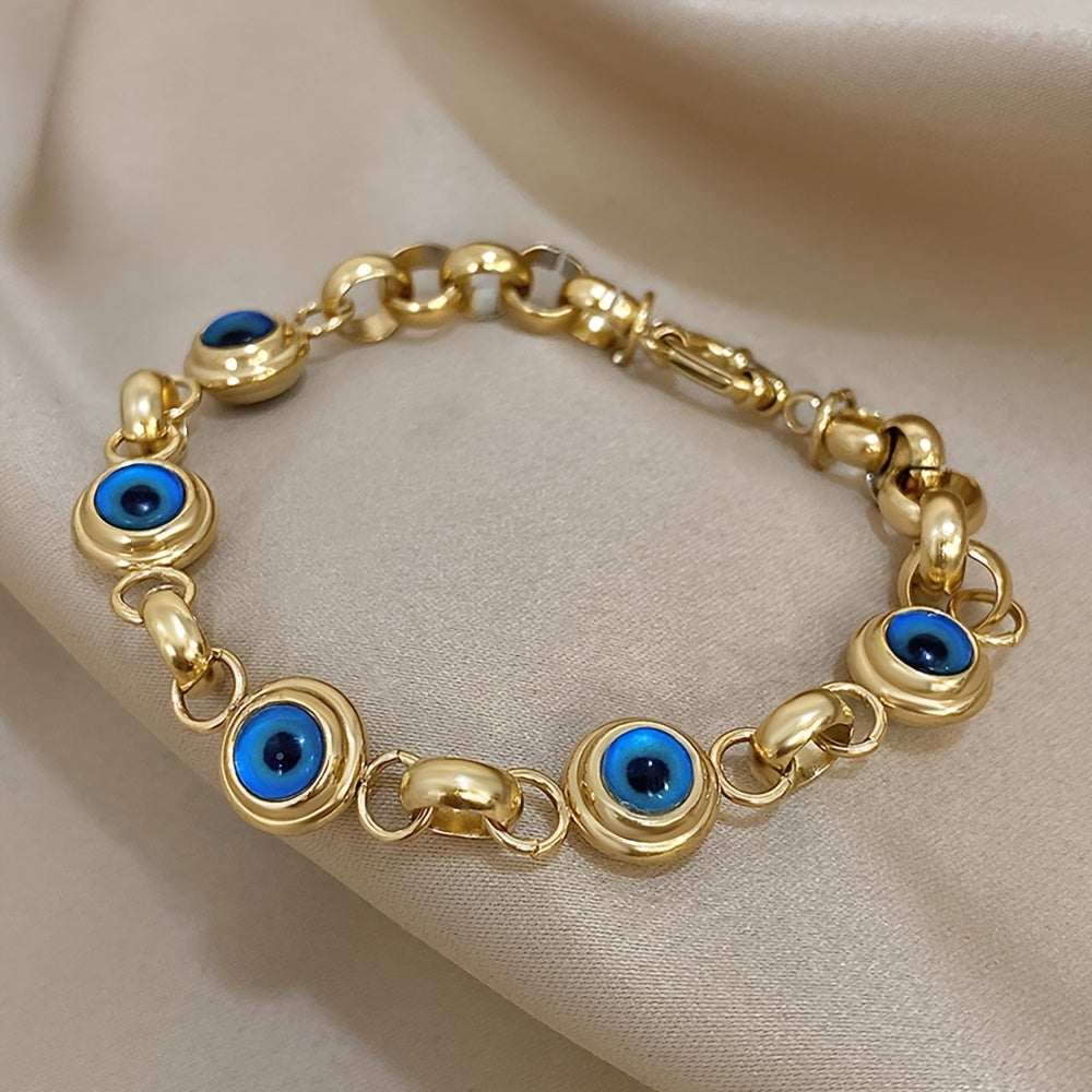 Mystic Bond Bracelet – Elegant Evil Eye Design for Him & Her