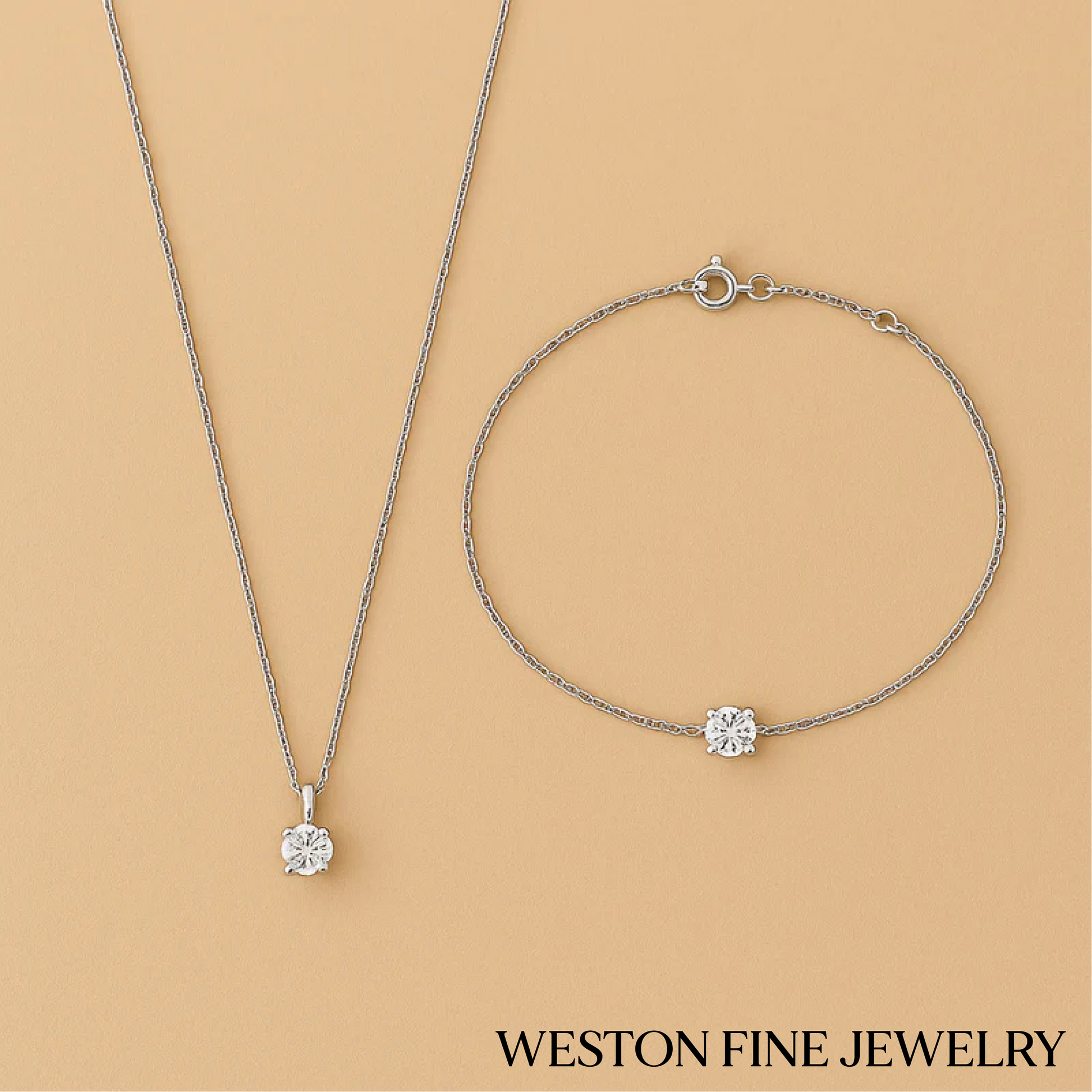 Elegant Cléa Moissanite Set in 14k Gold