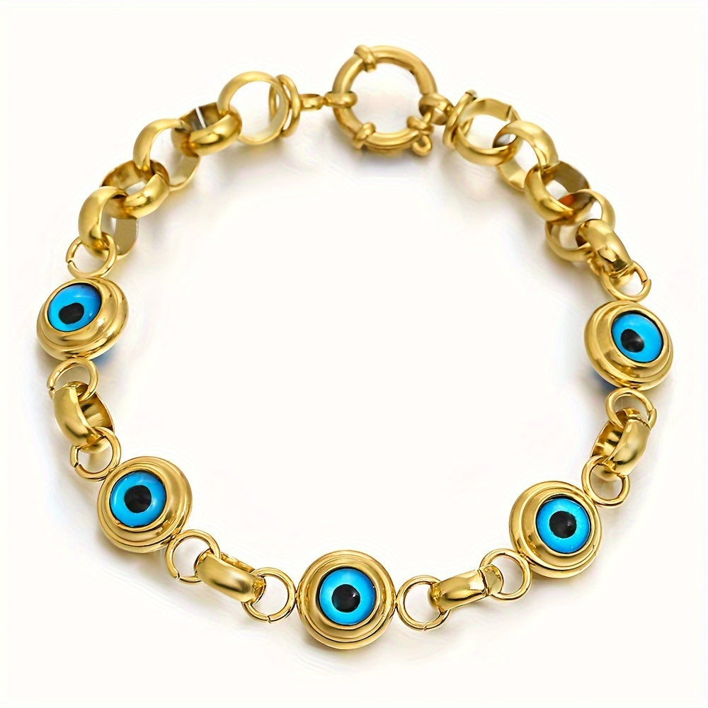 Mystic Bond Bracelet – Elegant Evil Eye Design for Him & Her