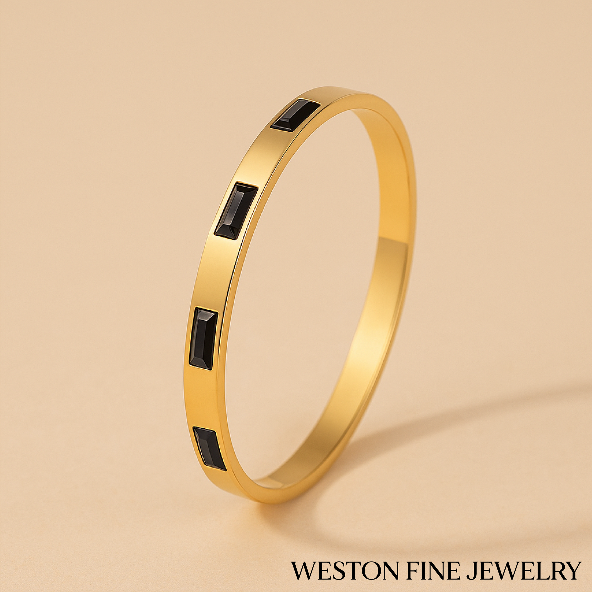 Renata Scarlatti Bracelet Green in 16k Gold