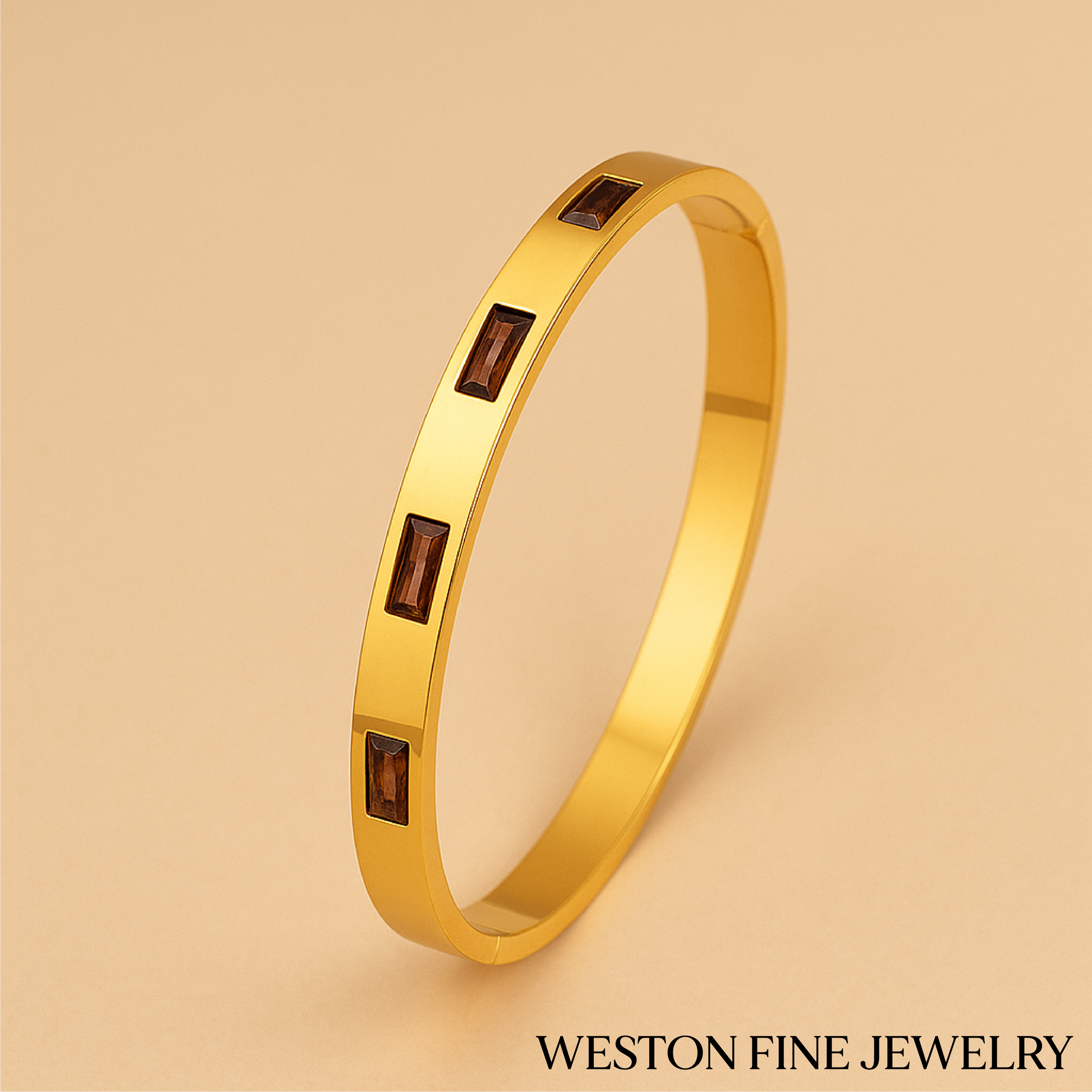 Renata Scarlatti Bracelet Green in 16k Gold