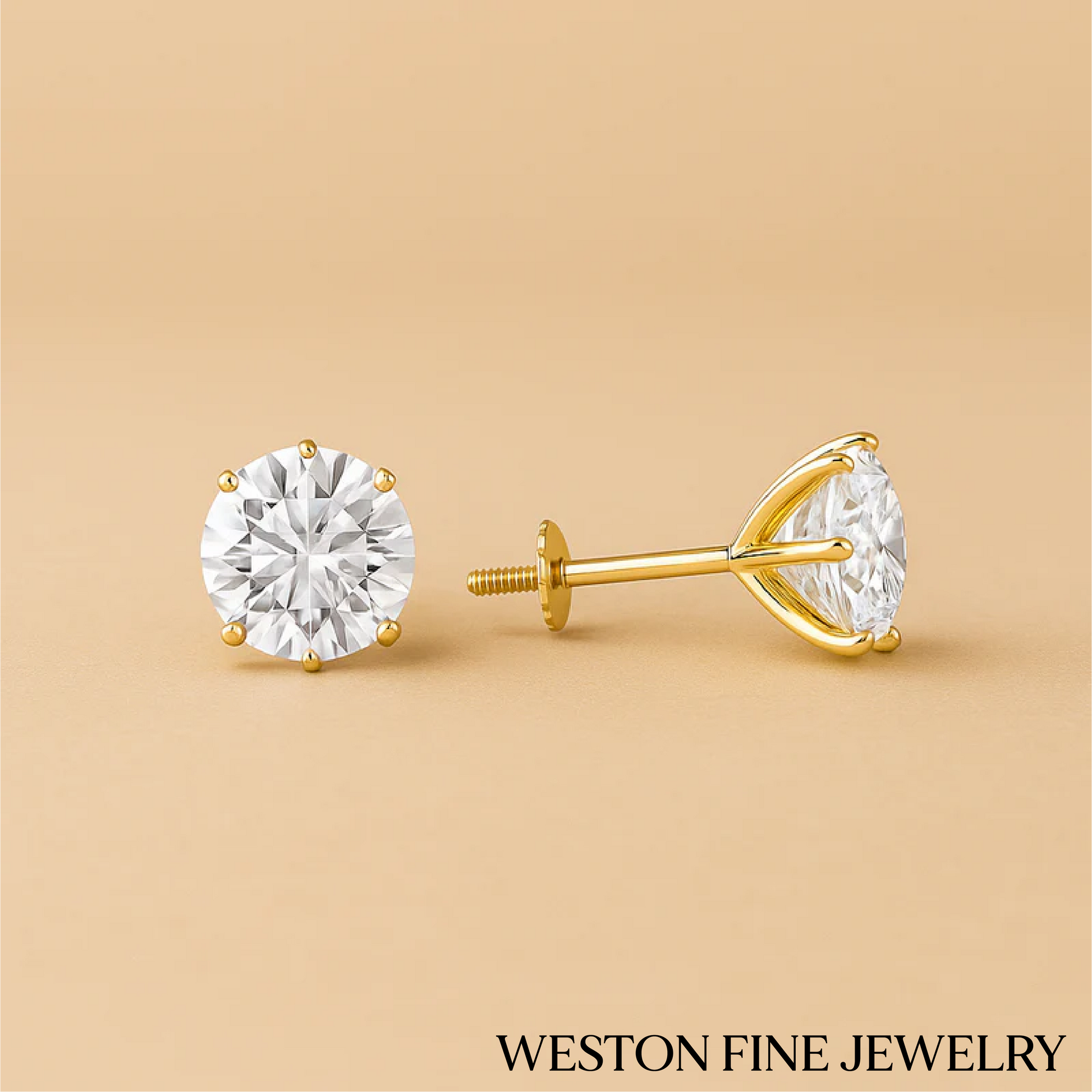 Tera Bold Statement Earrings in Gleaming 18K Gold