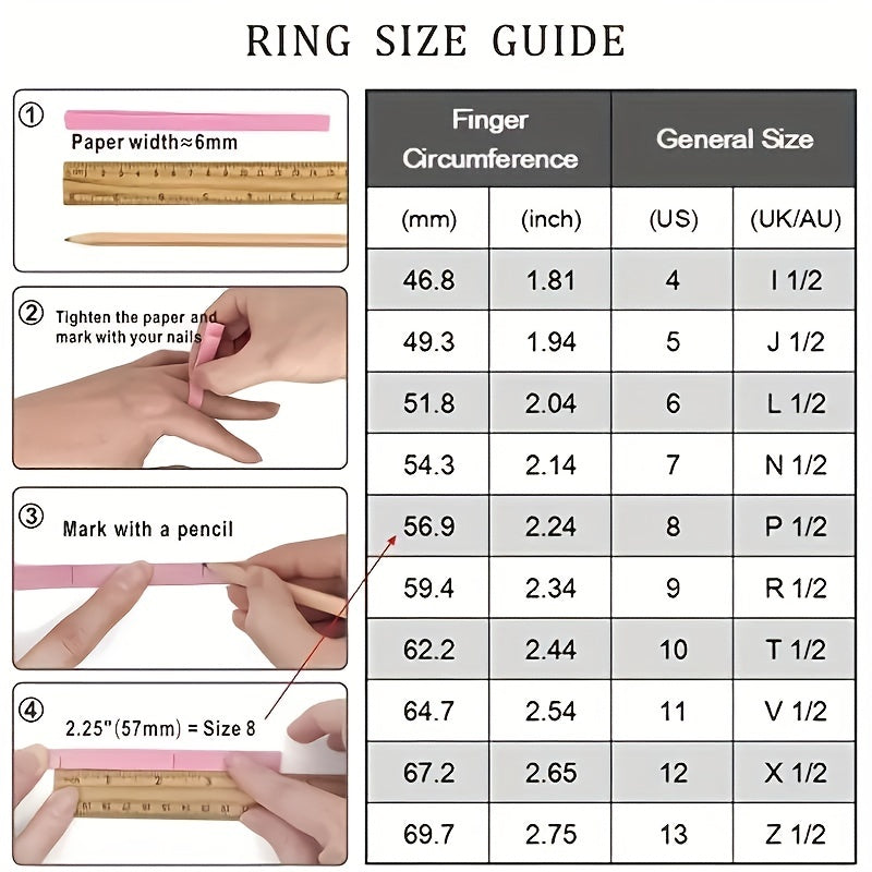 Customizable A–Z Initial Rings for Women – Adjustable Fit