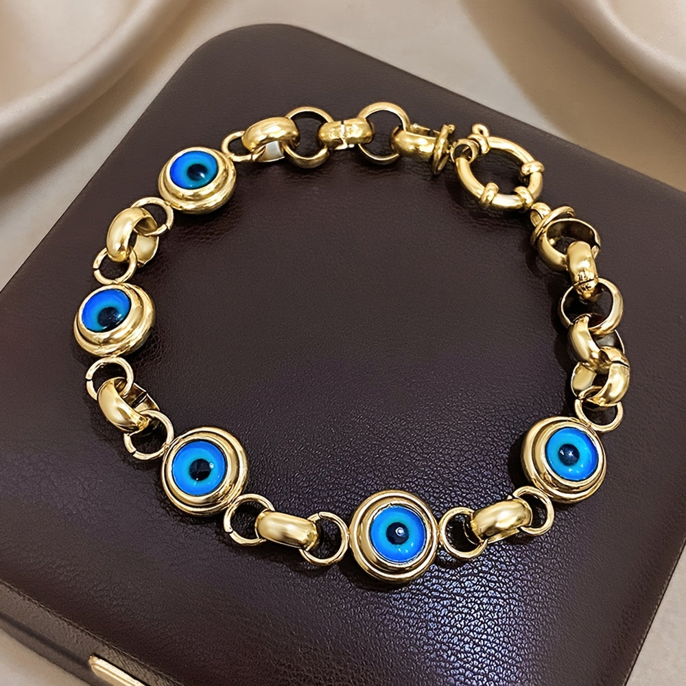 Mystic Bond Bracelet – Elegant Evil Eye Design for Him & Her