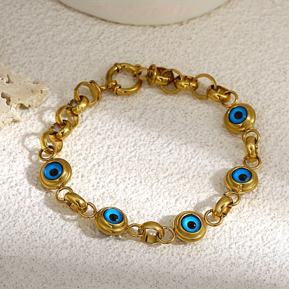 Mystic Bond Bracelet – Elegant Evil Eye Design for Him & Her