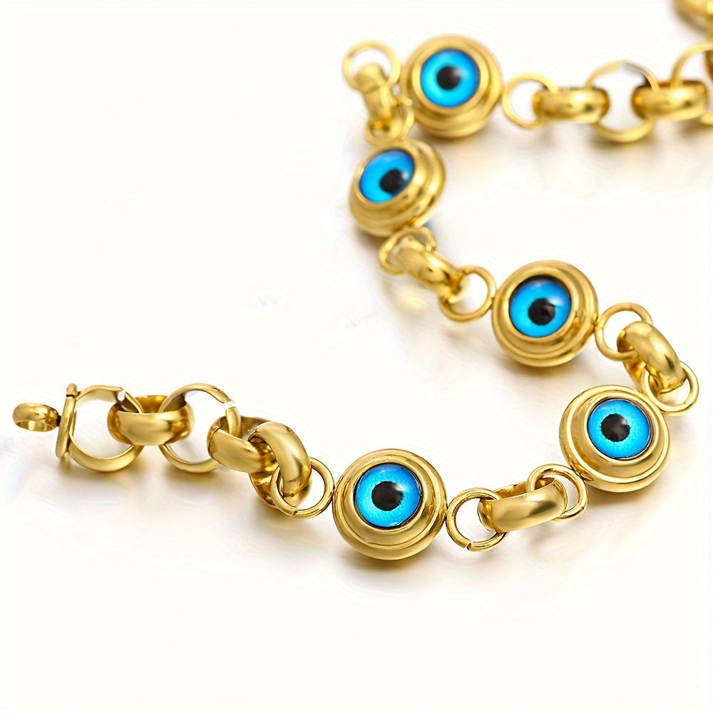 Mystic Bond Bracelet – Elegant Evil Eye Design for Him & Her