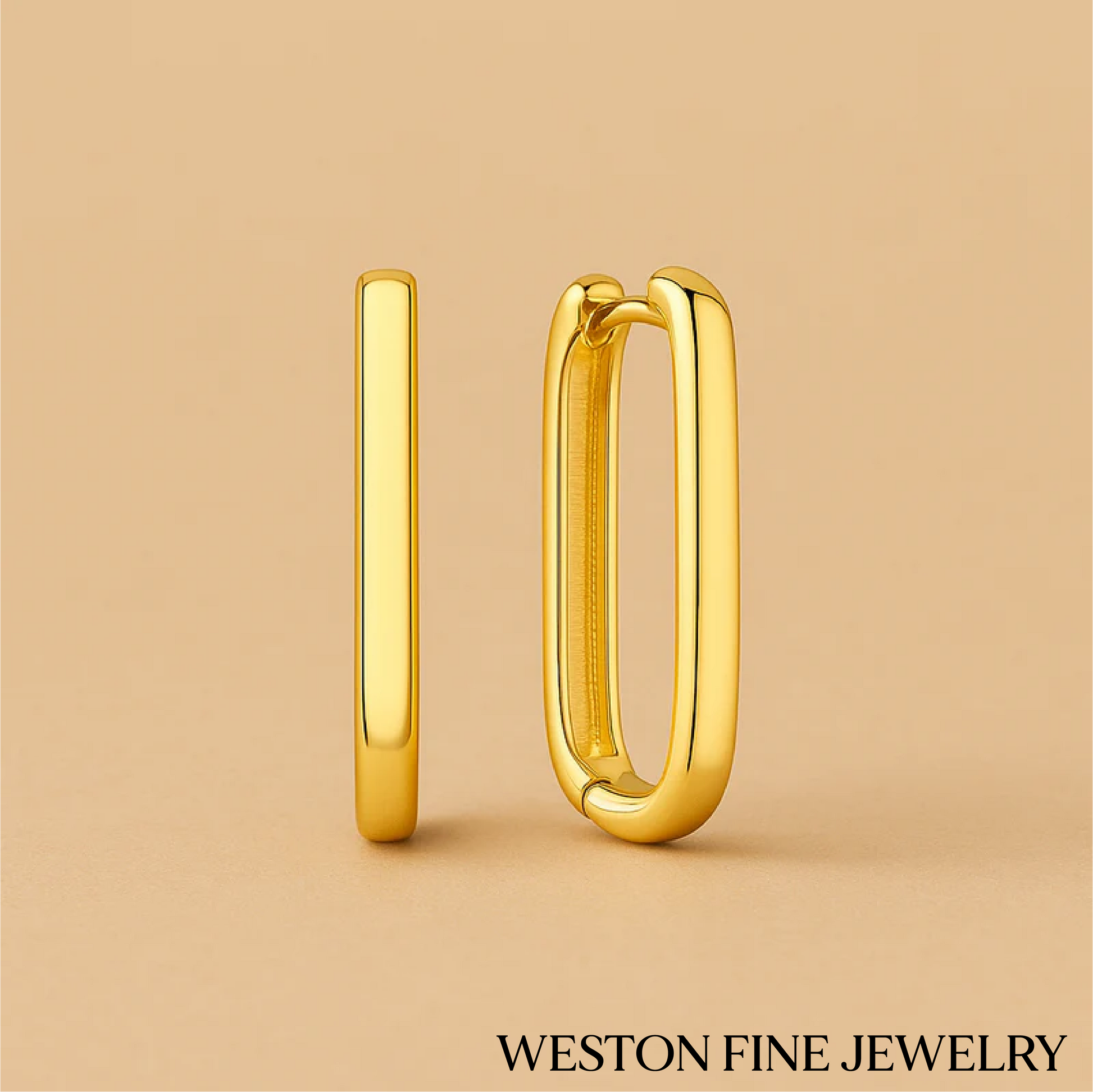 Icon 18K Gold Pavé Hoop Earrings