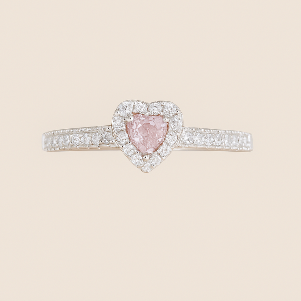 A Promise from the Heart – Elegant CZ Heart Ring for Women