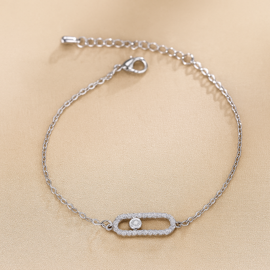 Erin Trendy Minimalist Zirconia Bracelet