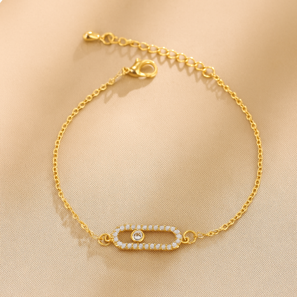 Erin Trendy Minimalist Zirconia Bracelet