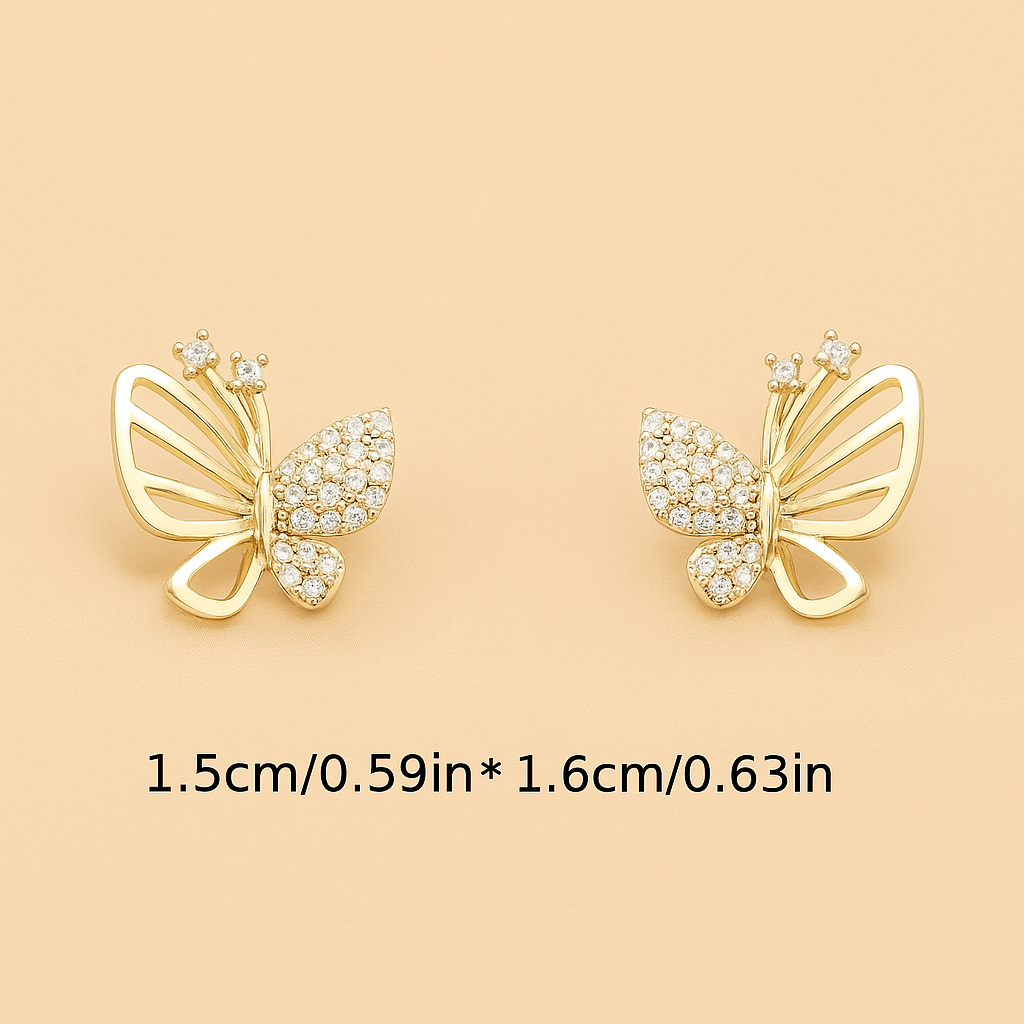 Exquisite Butterfly Earrings – Elegant, Simple & Chic