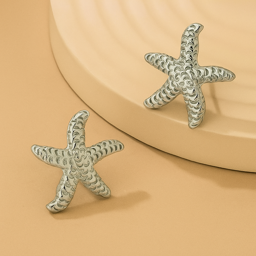 Delicate Starfish Studs with Coastal Charm