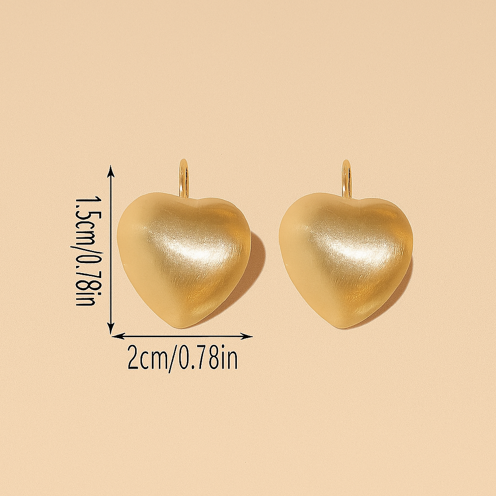 Refined Love Earrings – Delicate and Feminine Design for Women