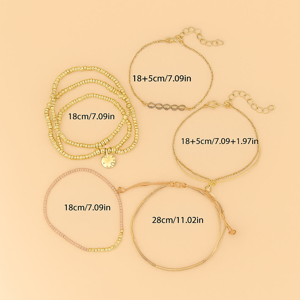 Delicate Beaded Bracelet Set – Timeless Style for Everyday Elegance