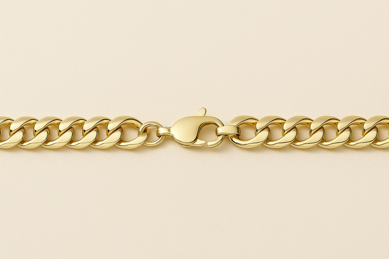 Estate-Inspired Cuban Link Bracelet in 16k Gold