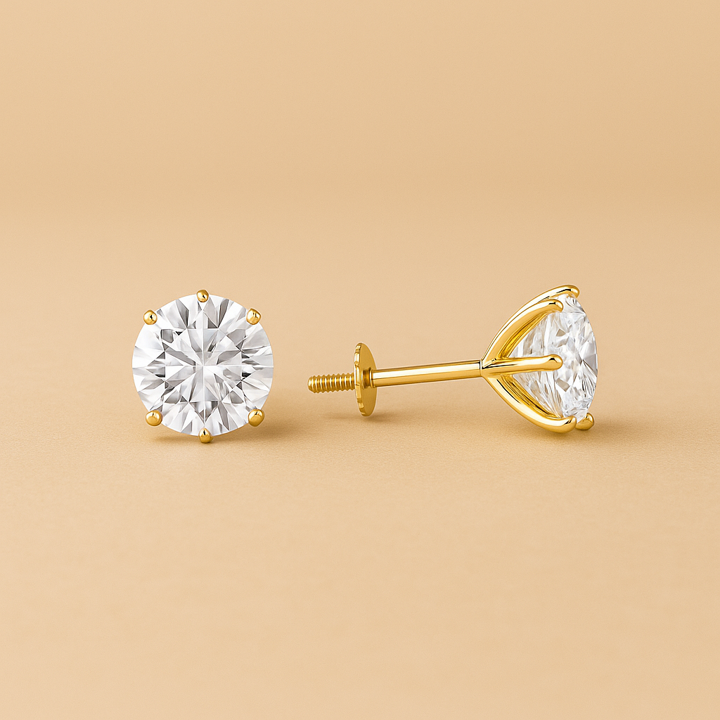 Tera Statement Earrings in 18k Gold