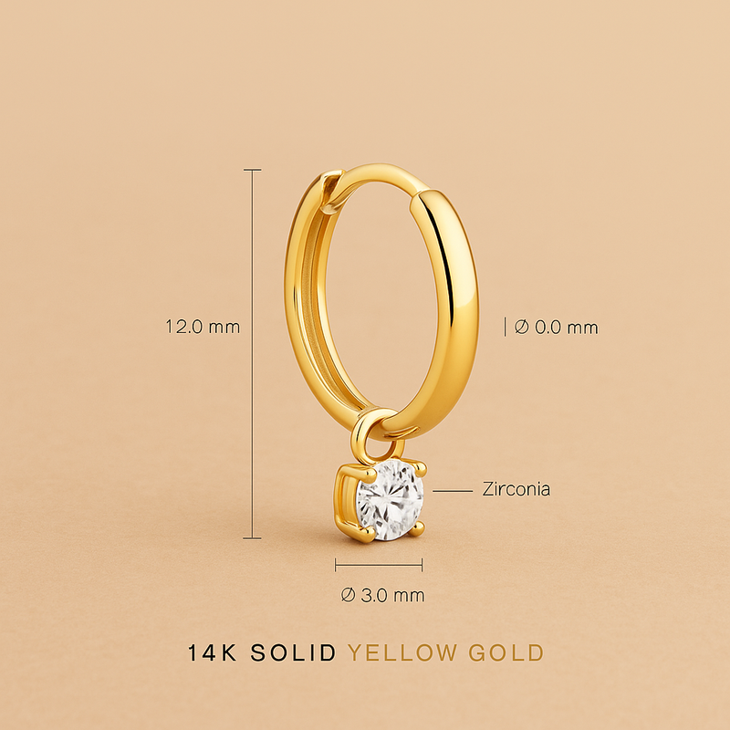 Larmes de Lune Earring Set in 14k Gold