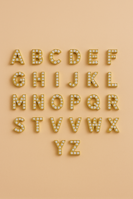 Personalized Initial Stud in 16k Gold