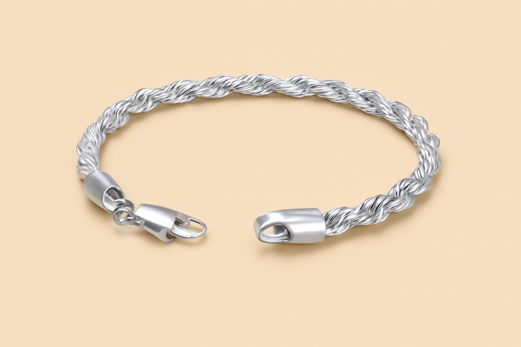 Stylish 3mm twist bracelet - perfect for him and her
