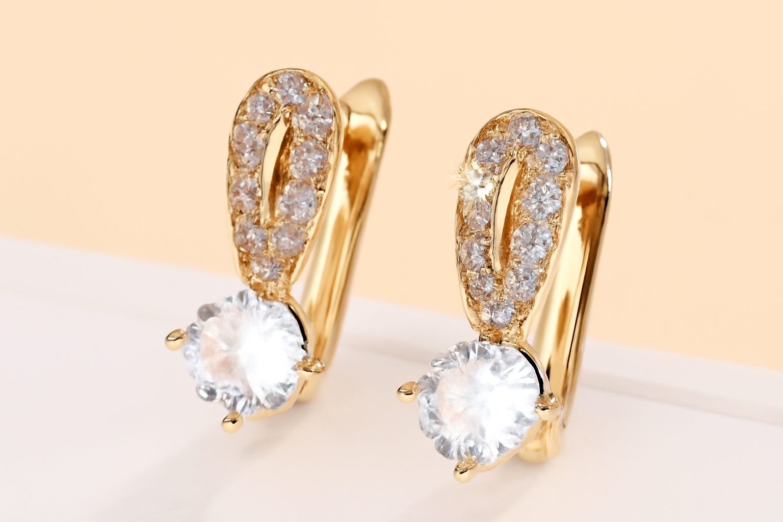 A Pair Of Delicate And Stylish Earrings Suitable For Daily Wear.