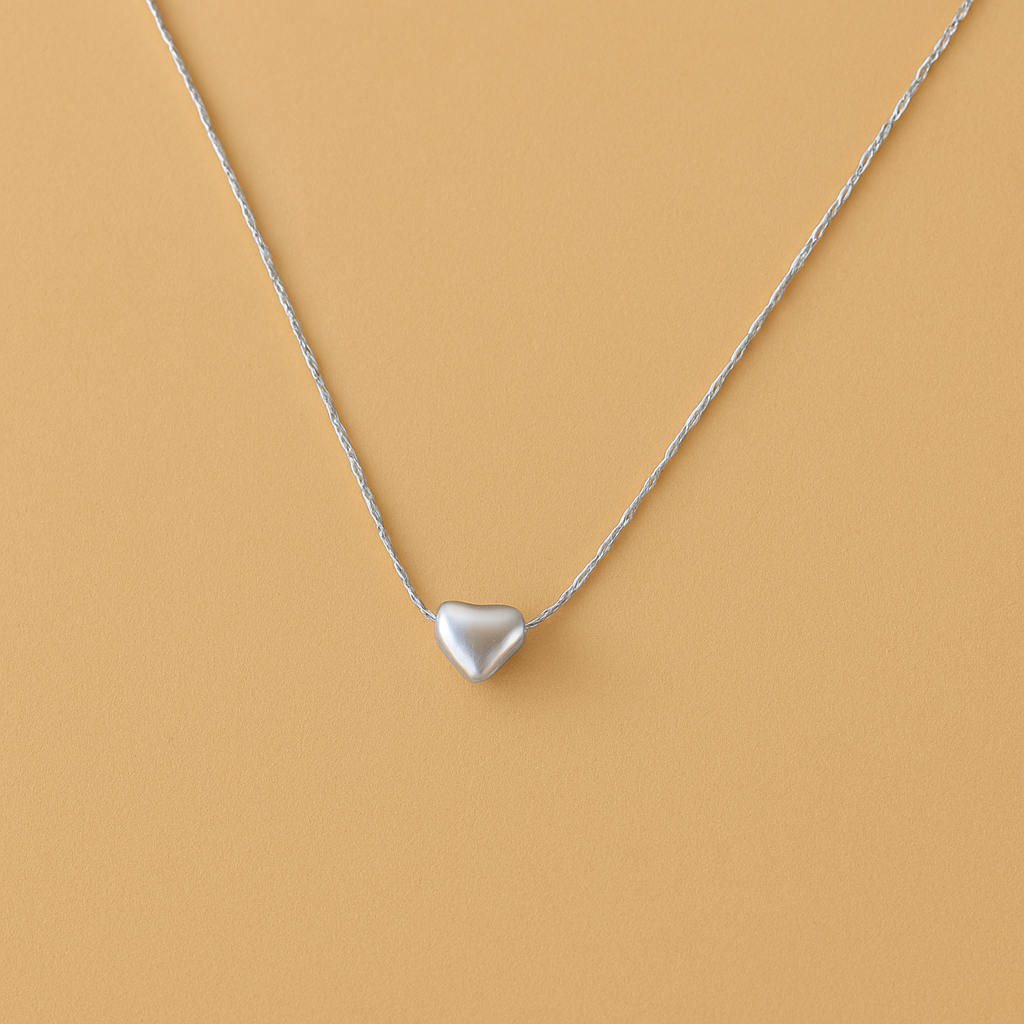 Elegant Heart Pendant Necklace | 18K Gold Plated