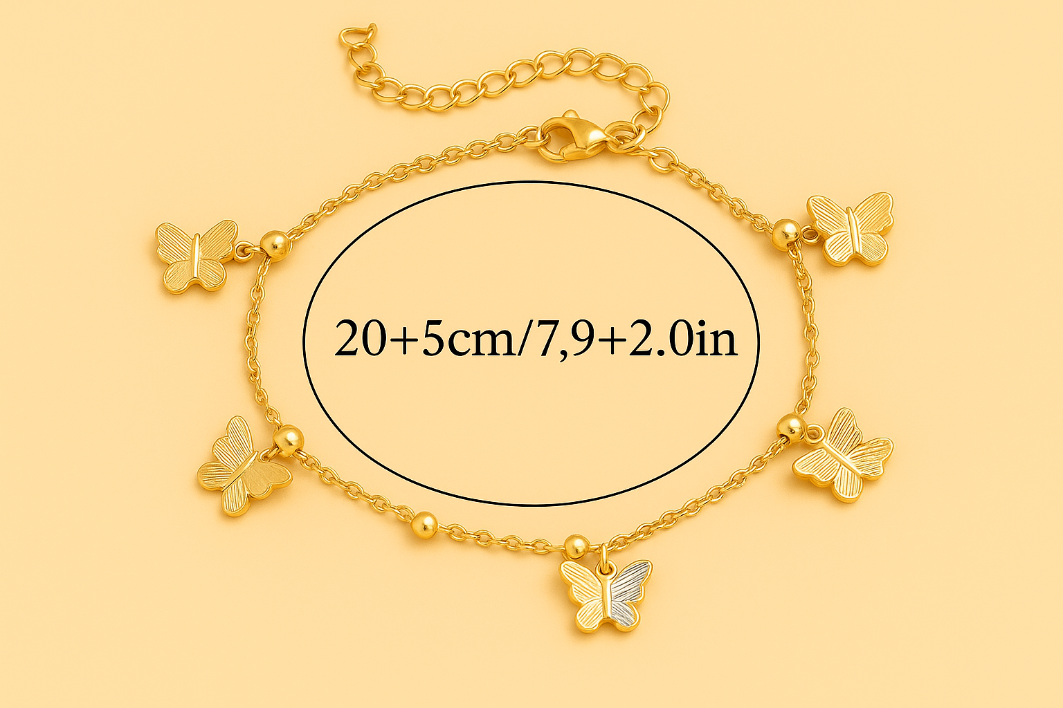 Aurelia | Daily Butterfly Charm Bracelet