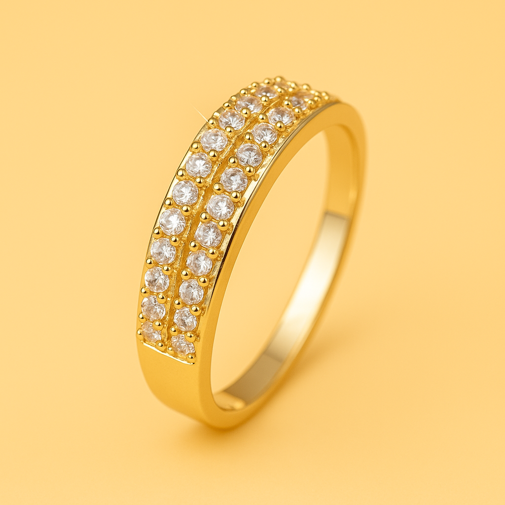 Sparkling zirconia ring - Luxe & Romantic ring